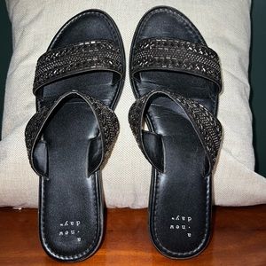 A New Day  Black Sandals - Target